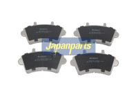 Kit de plaquettes de frein, frein à disque PA-151AF Japanparts
