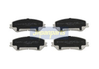 Kit de plaquettes de frein, frein à disque PA-160AF Japanparts
