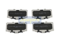 Kit de plaquettes de frein, frein à disque PA-188AF Japanparts