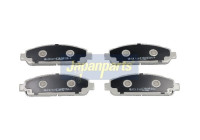 Kit de plaquettes de frein, frein à disque PA-2021AF Japanparts