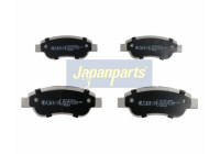 Kit de plaquettes de frein, frein à disque PA-217AF Japanparts