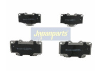 Kit de plaquettes de frein, frein à disque PA-254AF Japanparts