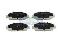 Kit de plaquettes de frein, frein à disque PA-263AF Japanparts