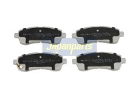 Kit de plaquettes de frein, frein à disque PA-347AF Japanparts