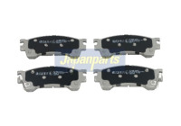 Kit de plaquettes de frein, frein à disque PA-399AF Japanparts