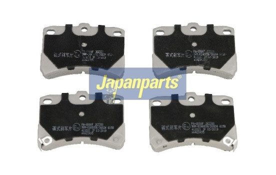 Kit de plaquettes de frein, frein à disque PA-608AF Japanparts