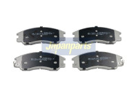 Kit de plaquettes de frein, frein à disque PA-H06AF Japanparts