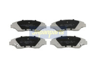 Kit de plaquettes de frein, frein à disque PA-K00AF Japanparts