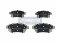 Kit de plaquettes de frein, frein à disque PA-W13AF Japanparts