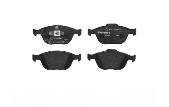 Kit de plaquettes de frein, frein à disque PLAQUETTE DE FREIN DIRECTIONNELLE P 24 058 Brembo, Image 3