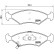 Kit de plaquettes de frein, frein à disque PLAQUETTE DE FREIN DIRECTIONNELLE P 30 062 Brembo, Vignette 2