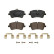 Kit de plaquettes de frein, frein à disque PLAQUETTE DE FREIN DIRECTIONNELLE P 50 045 Brembo, Vignette 4