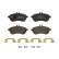 Kit de plaquettes de frein, frein à disque PLAQUETTE DE FREIN DIRECTIONNELLE P 50 067 Brembo, Vignette 4