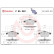 Kit de plaquettes de frein, frein à disque PLAQUETTE DE FREIN DIRECTIONNELLE P 85 049 Brembo, Vignette 3