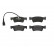 Kit de plaquettes de frein, frein à disque PLAQUETTE DE FREIN DIRECTIONNELLE P 85 068 Brembo