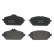 Kit de plaquettes de frein, frein à disque PLAQUETTE DE FREIN DIRECTIONNELLE P50119 Brembo, Vignette 3