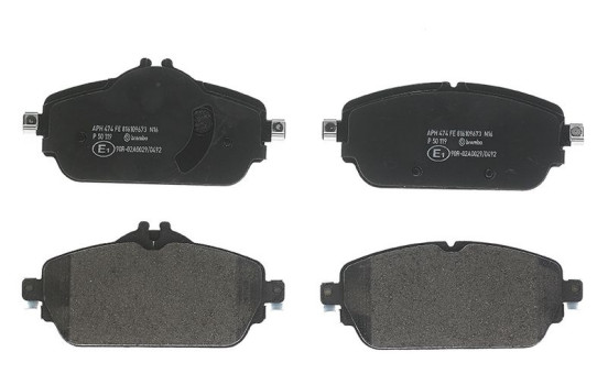 Kit de plaquettes de frein, frein à disque PLAQUETTE DE FREIN DIRECTIONNELLE P50119 Brembo, Image 3