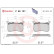 Kit de plaquettes de frein, frein à disque PLAQUETTE DE FREIN DIRECTIONNELLE P50121 Brembo, Vignette 3