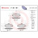 Kit de plaquettes de frein, frein à disque PLAQUETTE DE FREIN DIRECTIONNELLE P50161 Brembo, Vignette 2