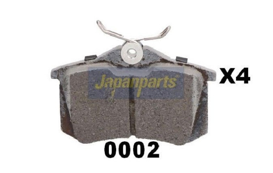 Kit de plaquettes de frein, frein à disque PP-0002AF Japanparts, Image 2