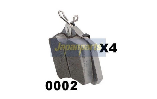 Kit de plaquettes de frein, frein à disque PP-0002AF Japanparts, Image 3