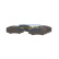 Kit de plaquettes de frein, frein à disque PP-0010AF Japanparts, Vignette 2