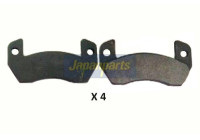 Kit de plaquettes de frein, frein à disque PP-008AF Japanparts
