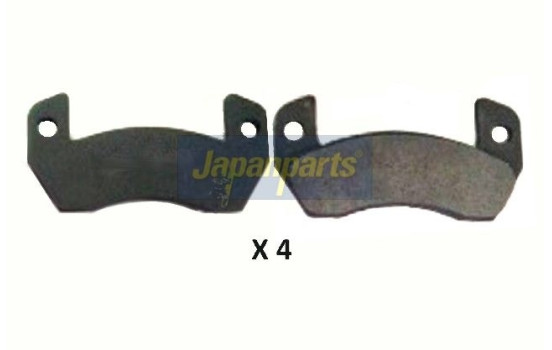 Kit de plaquettes de frein, frein à disque PP-008AF Japanparts