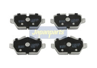 Kit de plaquettes de frein, frein à disque PP-0100AF Japanparts