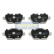 Kit de plaquettes de frein, frein à disque PP-0100AF Japanparts