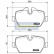 Kit de plaquettes de frein, frein à disque PP-0100AF Japanparts, Vignette 2