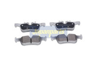 Kit de plaquettes de frein, frein à disque PP-0103AF Japanparts