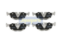 Kit de plaquettes de frein, frein à disque PP-0105AF Japanparts