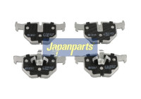 Kit de plaquettes de frein, frein à disque PP-0108AF Japanparts