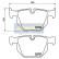 Kit de plaquettes de frein, frein à disque PP-0111AF Japanparts, Vignette 2
