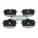 Kit de plaquettes de frein, frein à disque PP-0113AF Japanparts