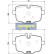 Kit de plaquettes de frein, frein à disque PP-0113AF Japanparts, Vignette 2