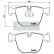 Kit de plaquettes de frein, frein à disque PP-0117AF Japanparts, Vignette 2