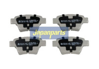 Kit de plaquettes de frein, frein à disque PP-012AF Japanparts