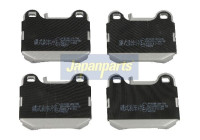 Kit de plaquettes de frein, frein à disque PP-0519AF Japanparts
