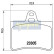 Kit de plaquettes de frein, frein à disque PP-0605AF Japanparts, Vignette 2