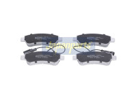 Kit de plaquettes de frein, frein à disque PP-0609AF Japanparts