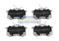 Kit de plaquettes de frein, frein à disque PP-0901AF Japanparts