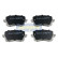Kit de plaquettes de frein, frein à disque PP-0904AF Japanparts