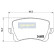 Kit de plaquettes de frein, frein à disque PP-0904AF Japanparts, Vignette 2