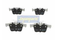 Kit de plaquettes de frein, frein à disque PP-0905AF Japanparts