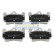 Kit de plaquettes de frein, frein à disque PP-0918AF Japanparts