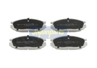 Kit de plaquettes de frein, frein à disque PP-136AF Japanparts