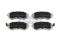 Kit de plaquettes de frein, frein à disque PP-137AF Japanparts