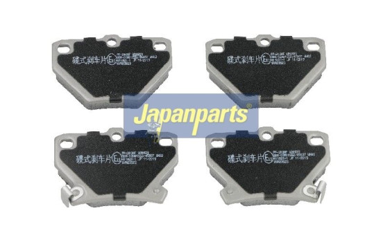 Kit de plaquettes de frein, frein à disque PP-203AF Japanparts